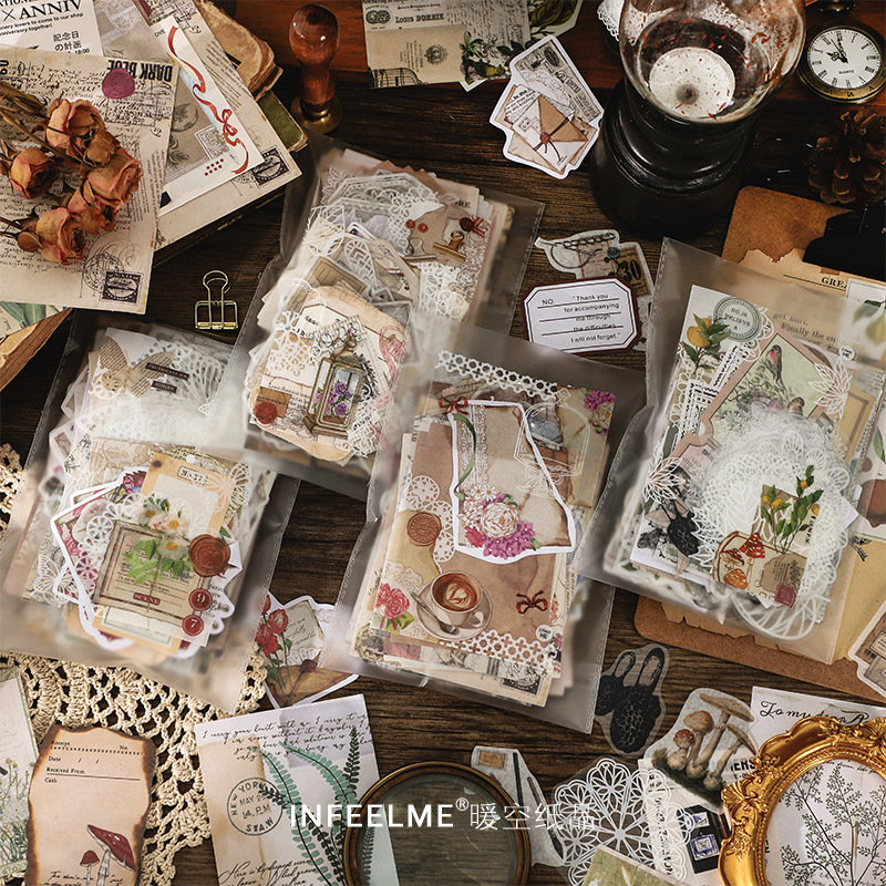 1pack/260pcs Vintage Literary  - Art Craft Notebook ulasan dan harga