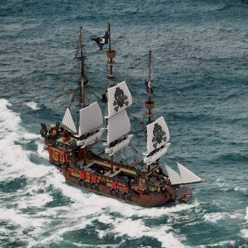 2405pcs MOC Pirates Battleship - Art Craft Ideas For Christmas ulasan dan harga