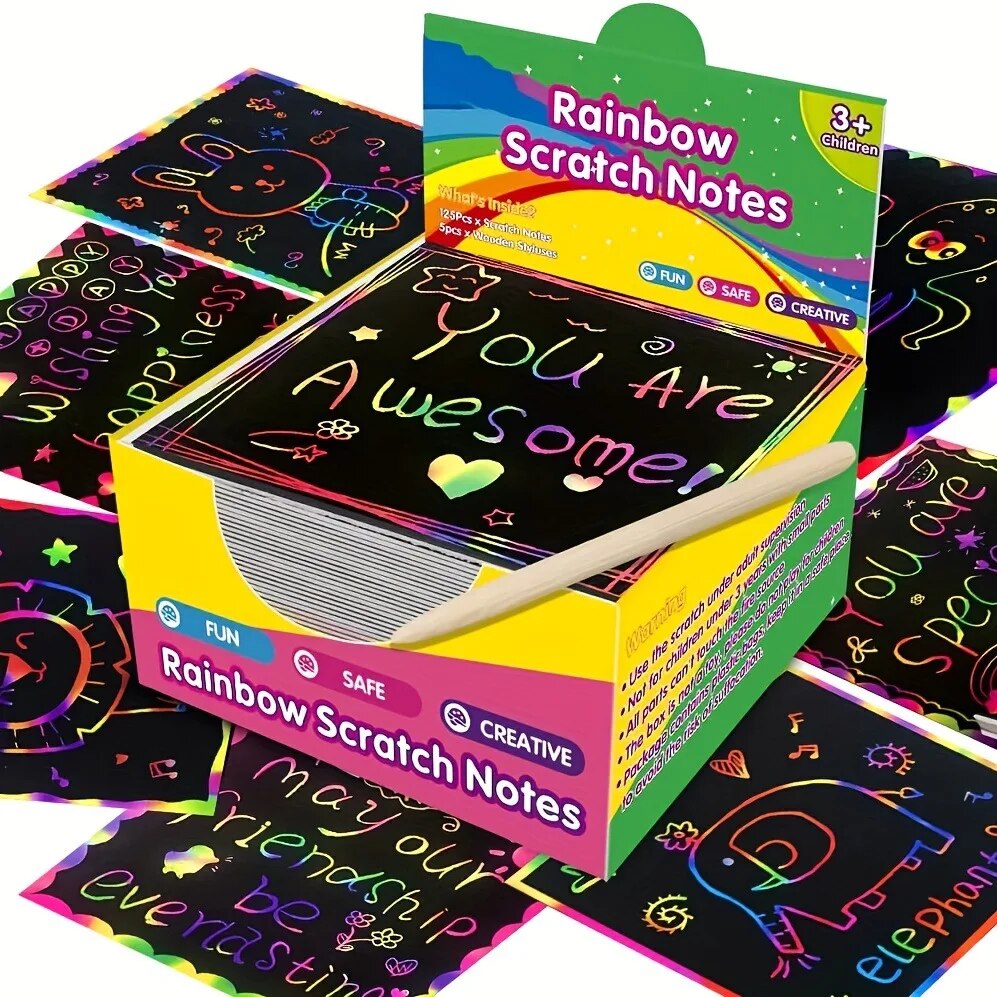 Many Creative Scratch Art Card - Art Craft 6 Year Old ulasan dan harga