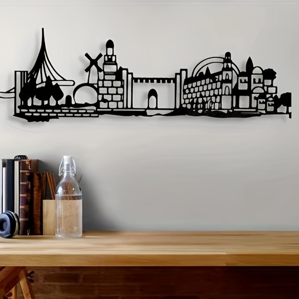 CIFBUY Metal Wall Art Jerusale - Art & Craft Valley ulasan dan harga