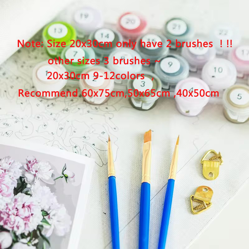 GATYZTORY Winter Painting By N - Art Craft Ideas For Adults ulasan dan harga