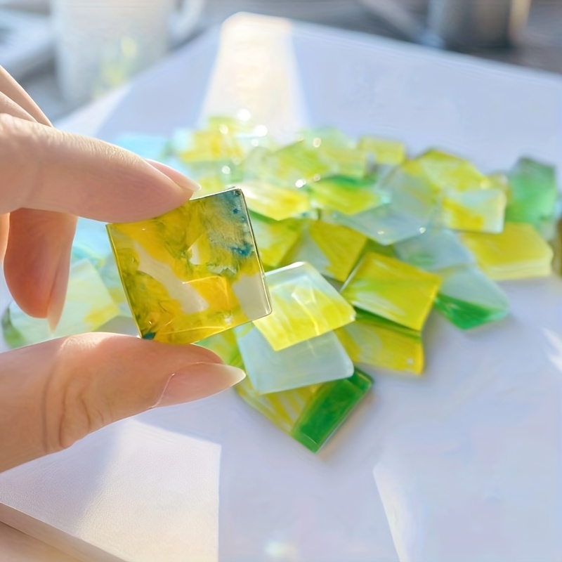 100g square mosaic pastoral st - Art Craft Optical ulasan dan harga
