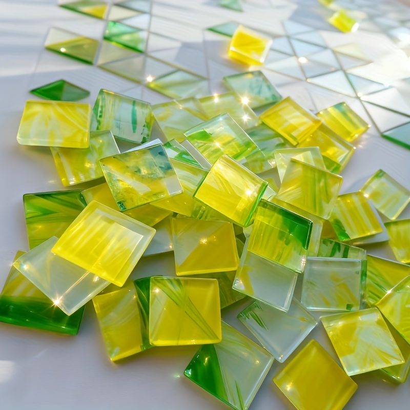100g square mosaic pastoral st - Art Craft Optical ulasan dan harga