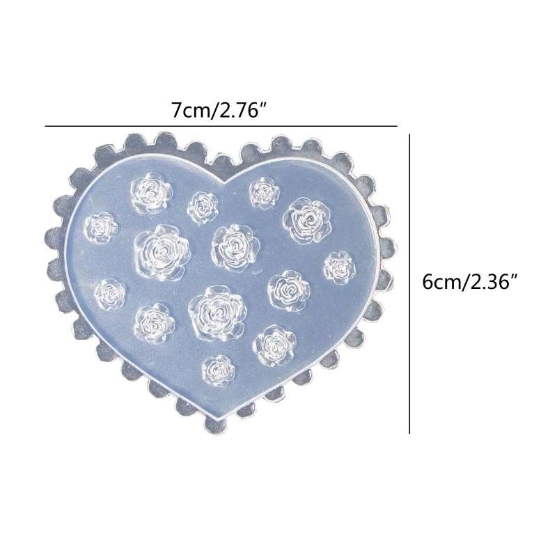 3D Rose Flower Nail Art Decora - Art Craft Rose ulasan dan harga