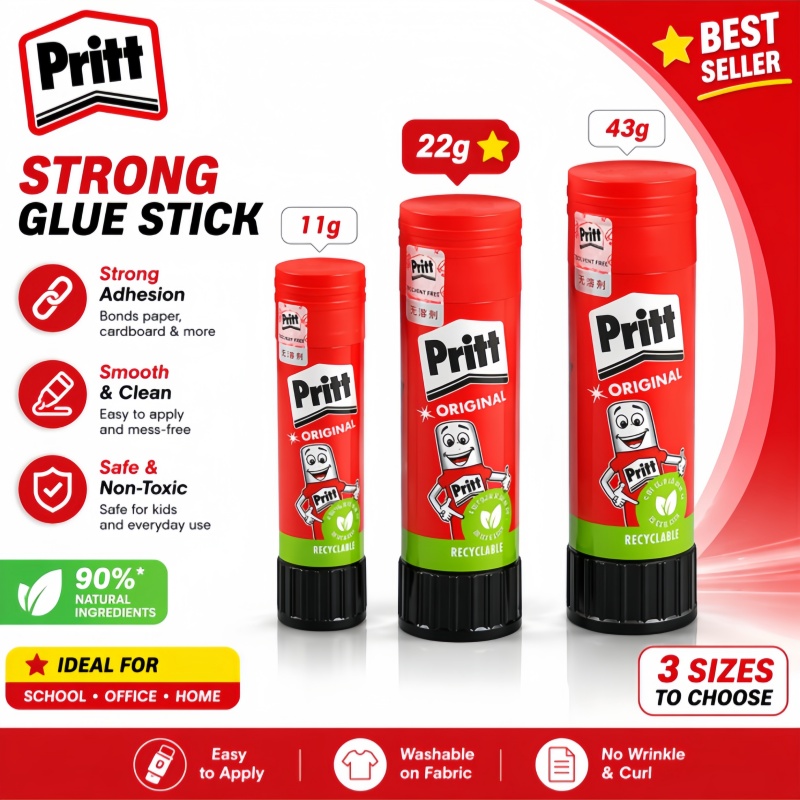 Original Pritt Glue Stick Non- - Art Craft 6 Year Old ulasan dan harga