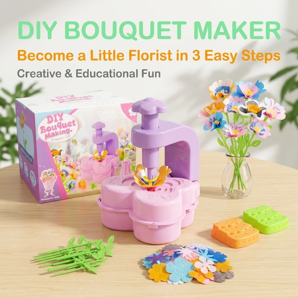 New Flower Press Craft Toy – C - Art Craft Girl ulasan dan harga