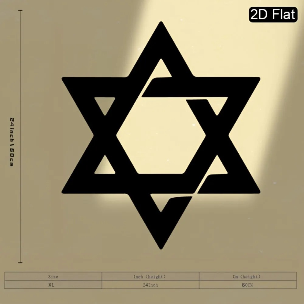 CIFBUY Iron Wall Art Star of D - Art & Craft Valley ulasan dan harga