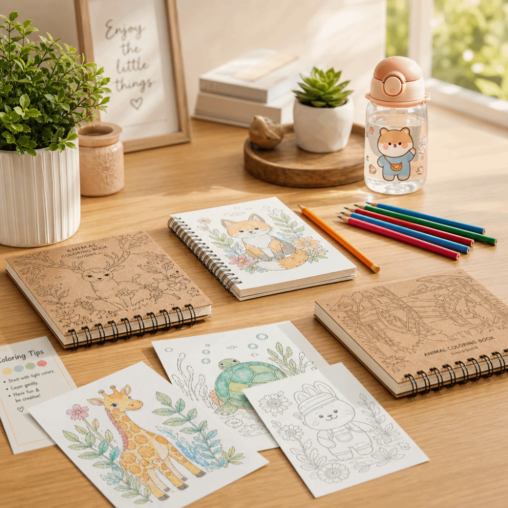 Tracing Line Vintage Coloring  - Art Craft Notebook ulasan dan harga