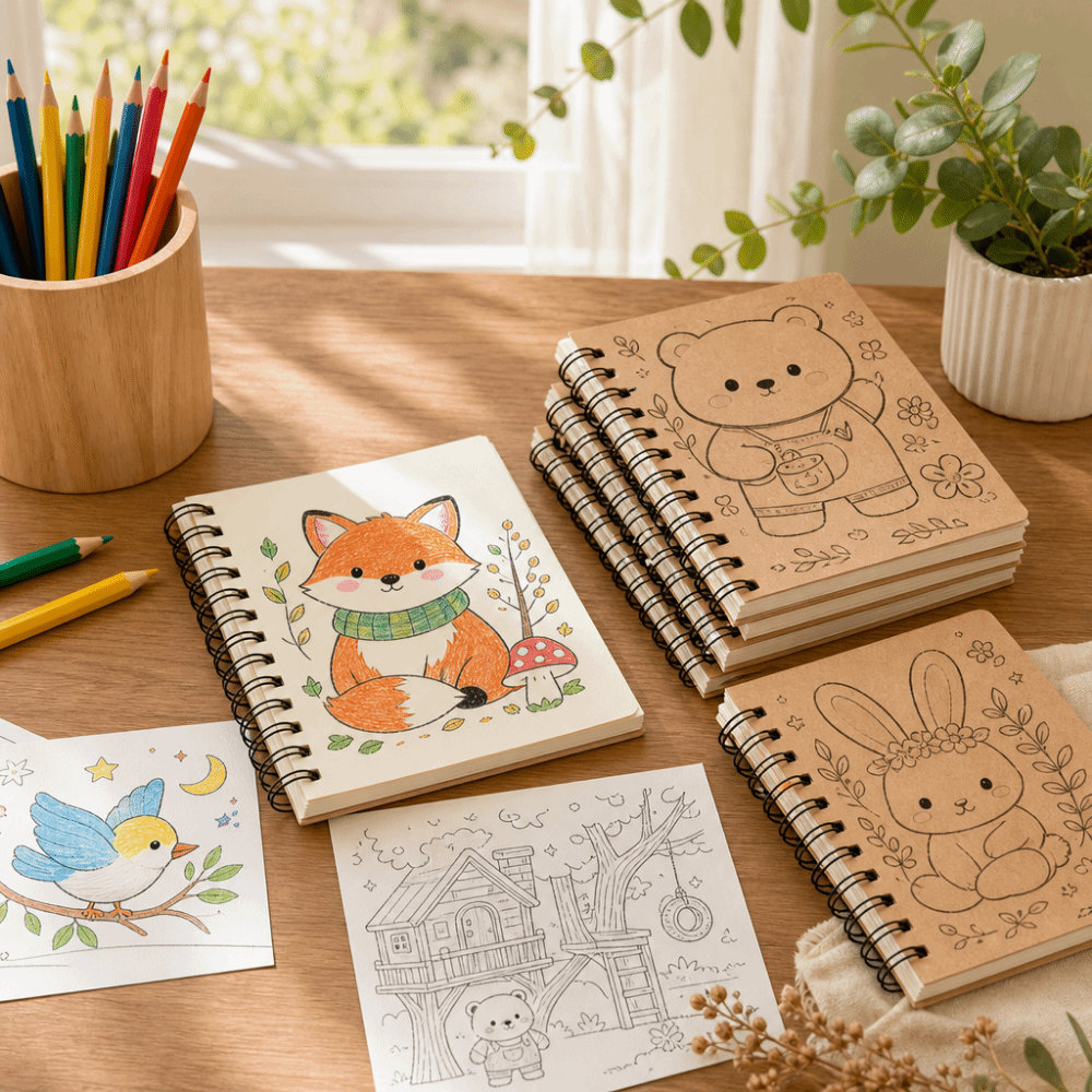 Tracing Line Vintage Coloring  - Art Craft Notebook ulasan dan harga