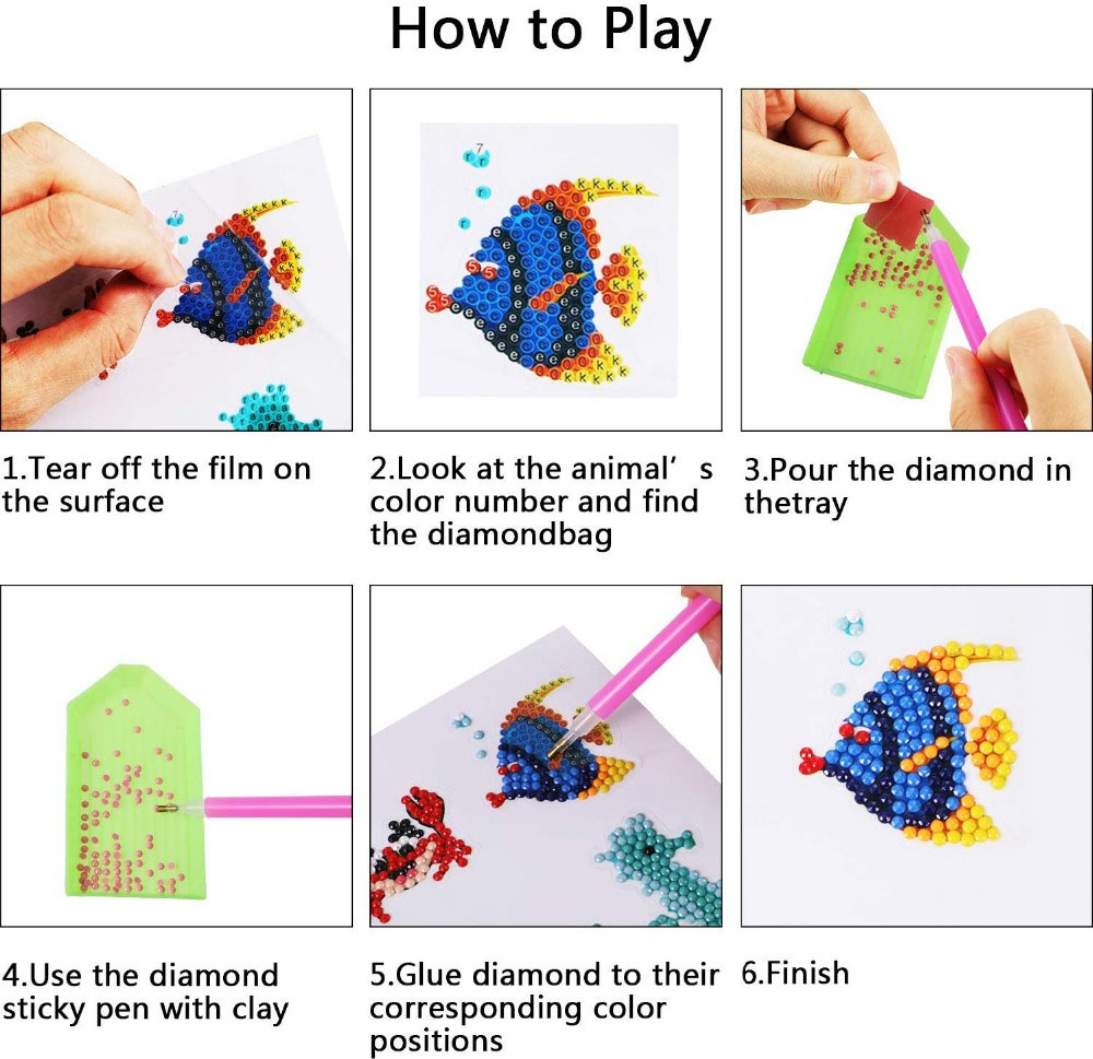 Easy Diamond Painting Stickers - Art Craft 6 Year Old ulasan dan harga