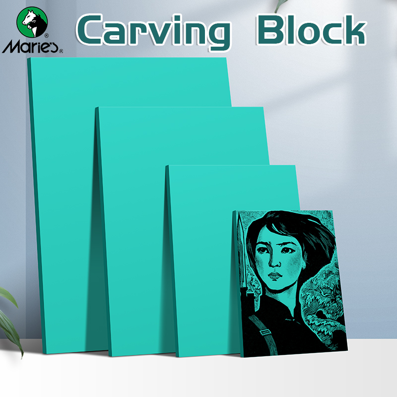 Marei's 3pcs Soft Linoleum Car - Lino Printing Block ulasan dan harga