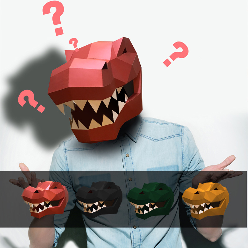 Tyrannosaurus Rex Animal Mask  - Art And Craft Nature ulasan dan harga
