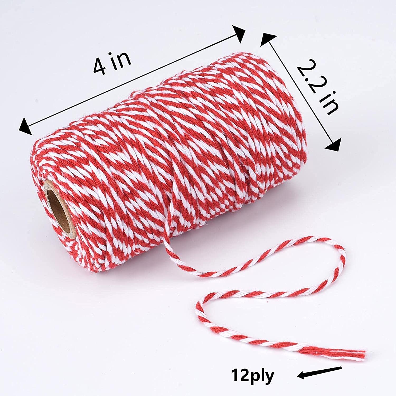 100M/Roll Cotton Bakers Twine  - Macrame Cord Cotton ulasan dan harga