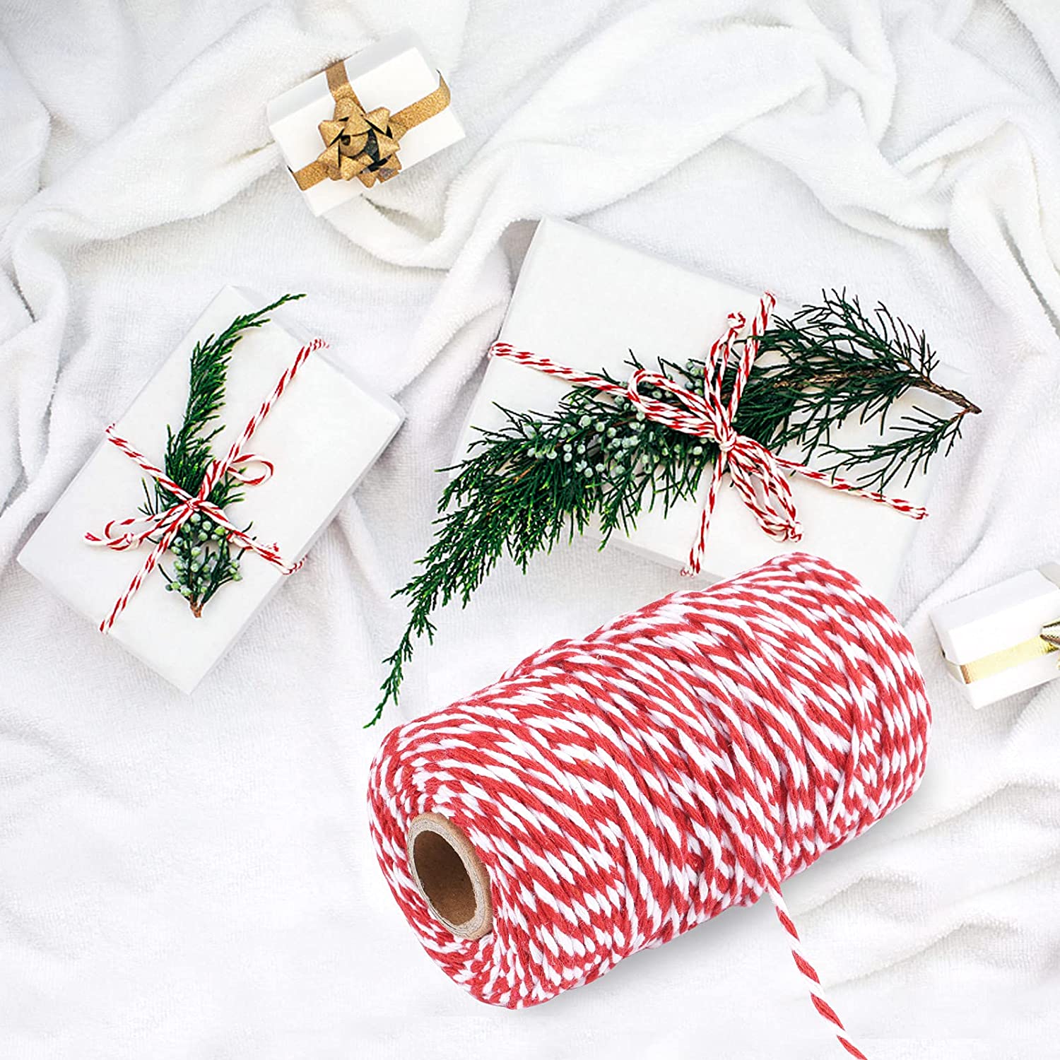 100M/Roll Cotton Bakers Twine  - Macrame Cord Cotton ulasan dan harga