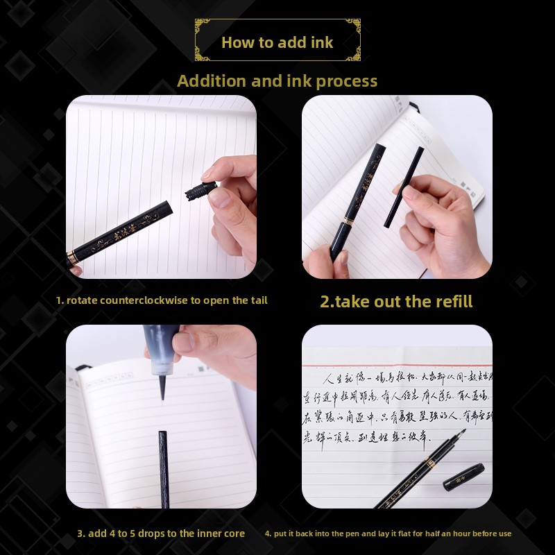 4PCS/SET Calligraphy Art Marke - Calligraphy Pen Set ulasan dan harga