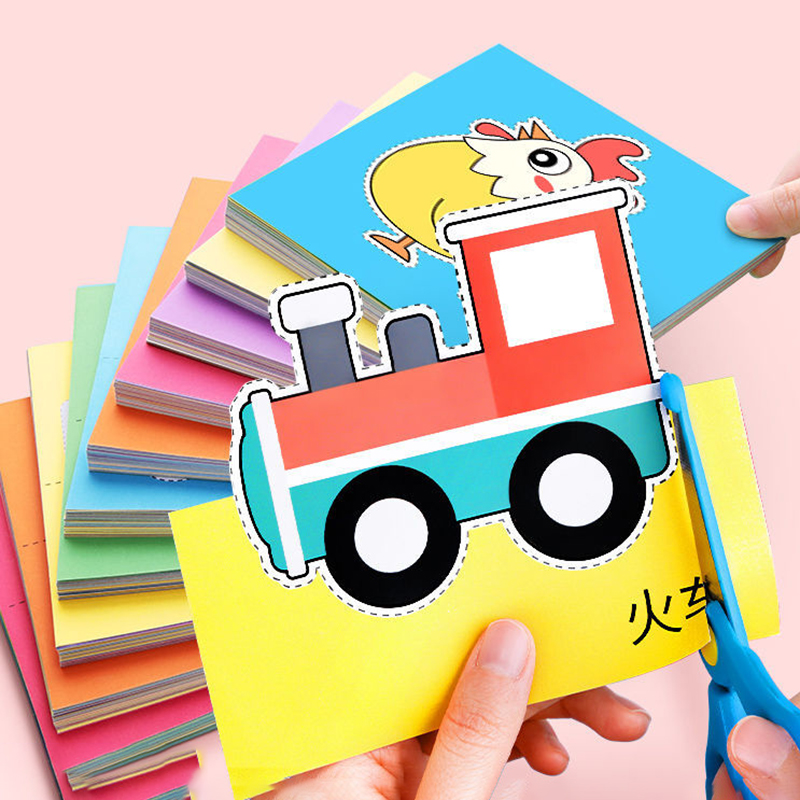 96Pcs Fun Paper Cutting Set, P - Art Craft 6 Year Old ulasan dan harga