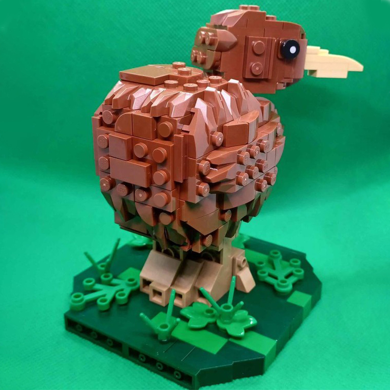 355pcs MOC Sculptures Kiwi Mod - Art Craft Ideas For Christmas ulasan dan harga