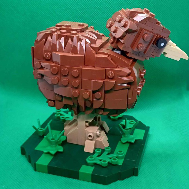 355pcs MOC Sculptures Kiwi Mod - Art Craft Ideas For Christmas ulasan dan harga