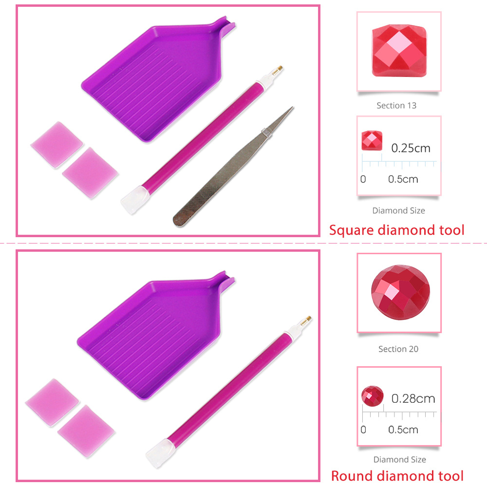 Momoart Girl Diamond Mosaic Po - Art Craft Girl ulasan dan harga