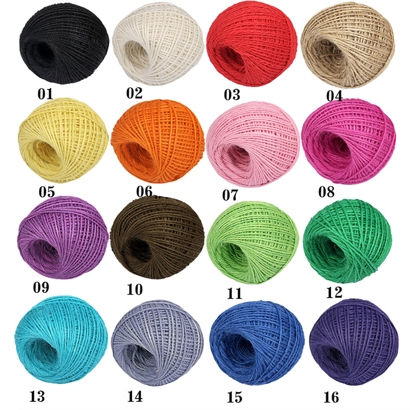 DIY Natural 2mm 50M/Roll Color - Macrame Cord Cotton ulasan dan harga