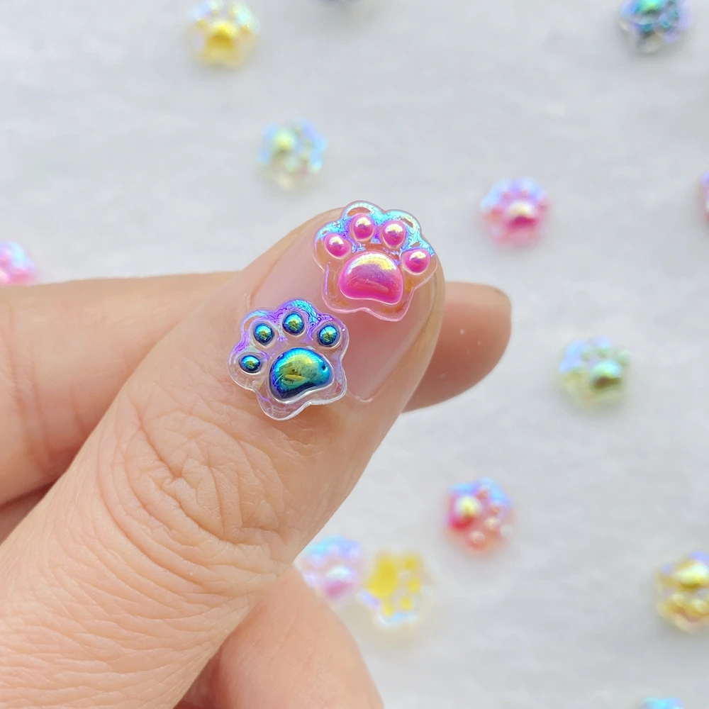 50pcs Resin Kawaii Mini Shinin - Art Craft Cat ulasan dan harga