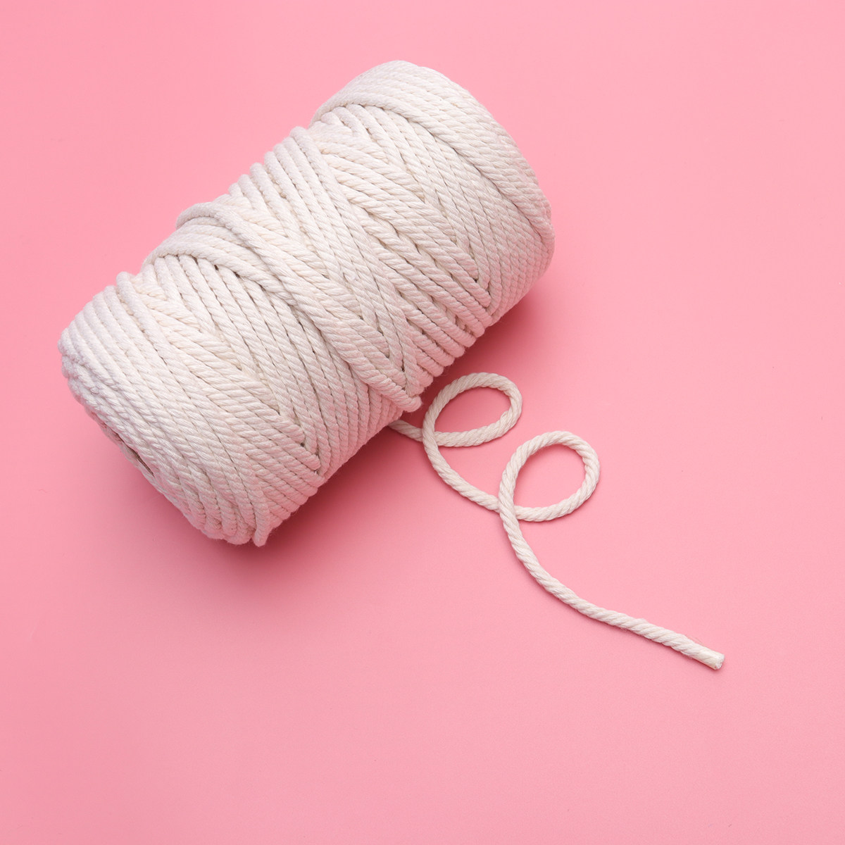 100M Natural Cotton Rope 5Mm U - Macrame Cord Cotton ulasan dan harga