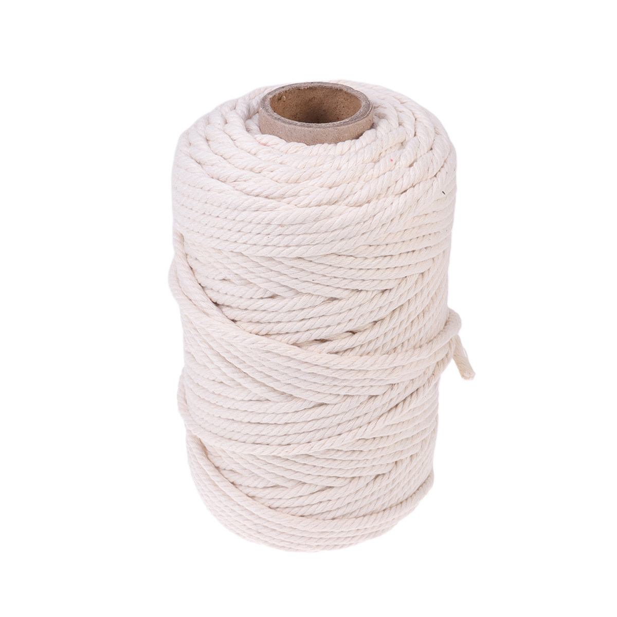100M Natural Cotton Rope 5Mm U - Macrame Cord Cotton ulasan dan harga