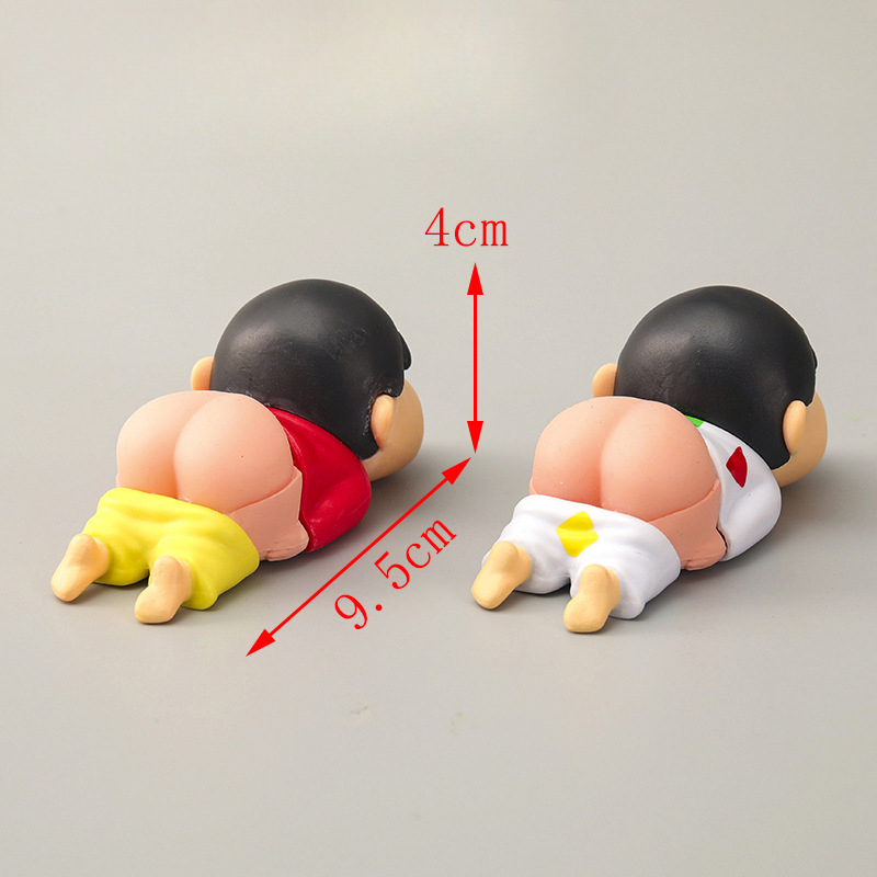 2pcs PVC Crayon ShinChans Hand - Art Craft Handmade ulasan dan harga