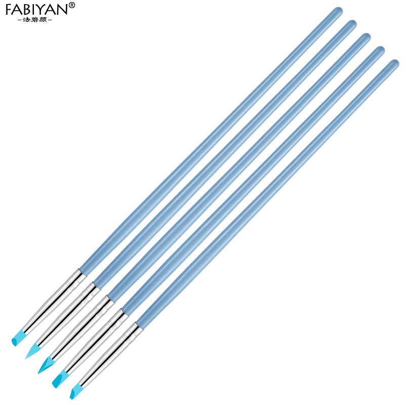 5Pcs Nail Art Pen Brush Soft S - Art Craft Building ulasan dan harga