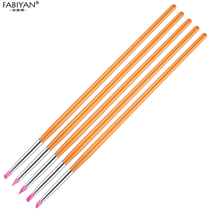 5Pcs Nail Art Pen Brush Soft S - Art Craft Building ulasan dan harga