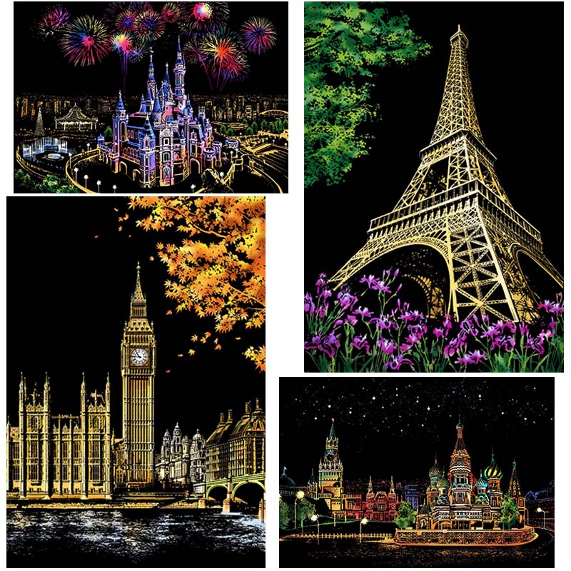 New Creative Magic Scratch Art - Art Craft Notebook ulasan dan harga
