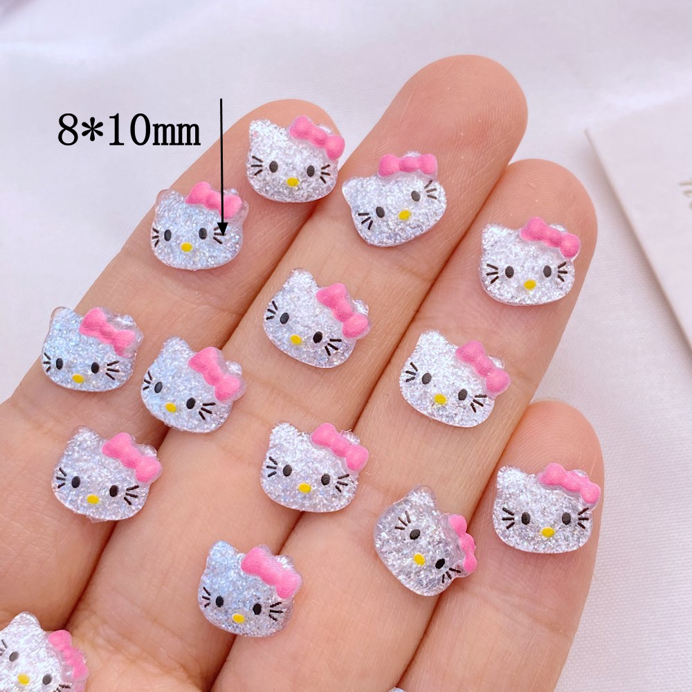 50 pieces of resin shiny mini  - Art Craft Cat ulasan dan harga