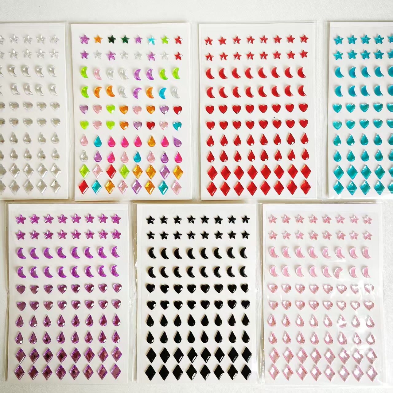 Acrylic 3D Gem Sticker Art Cro - Art Craft Handmade ulasan dan harga