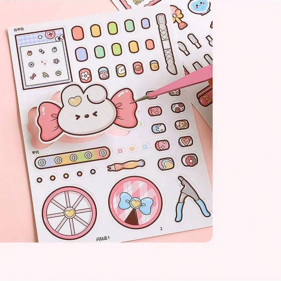Pink Children DIY Nail Salon Q - Art Craft 6 Year Old ulasan dan harga