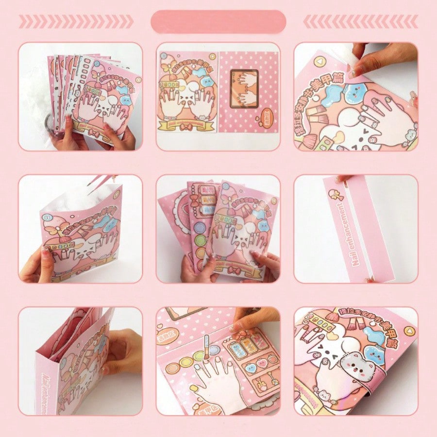 Pink Children DIY Nail Salon Q - Art Craft 6 Year Old ulasan dan harga