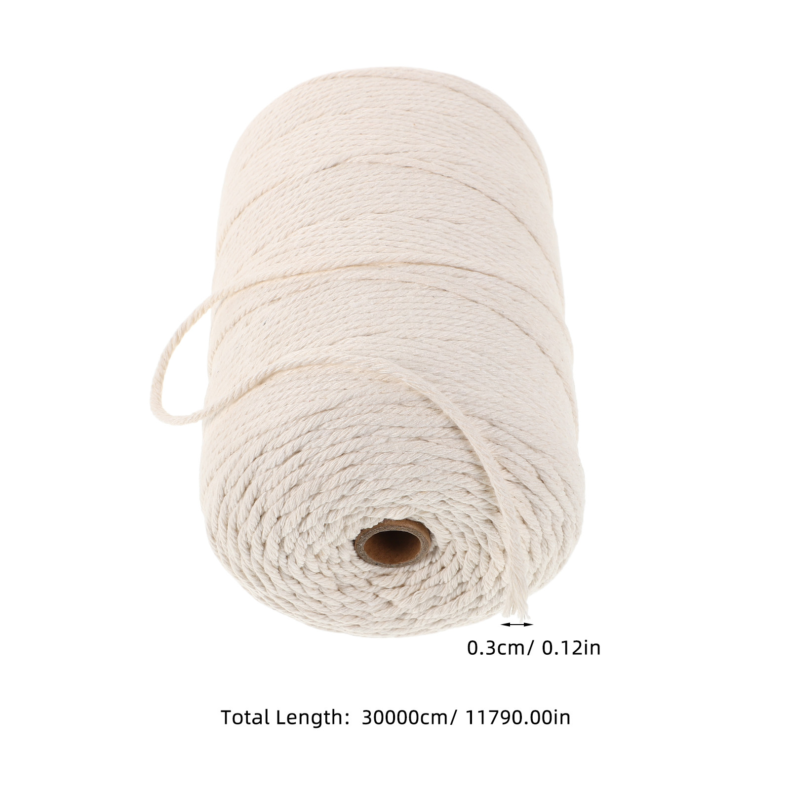 1 Roll Thick Soft Cotton Rope  - Macrame Cord Cotton ulasan dan harga