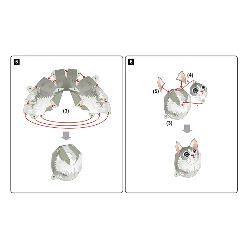 Maine Coon Cat Folding Origami - Art Craft Cat ulasan dan harga