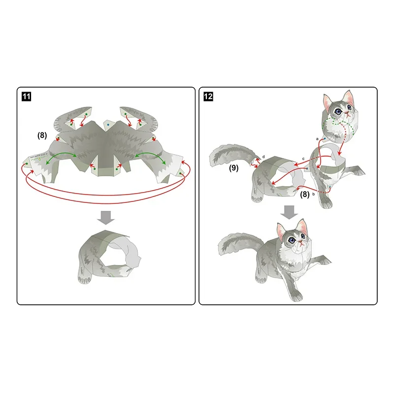 Maine Coon Cat Folding Origami - Art Craft Cat ulasan dan harga