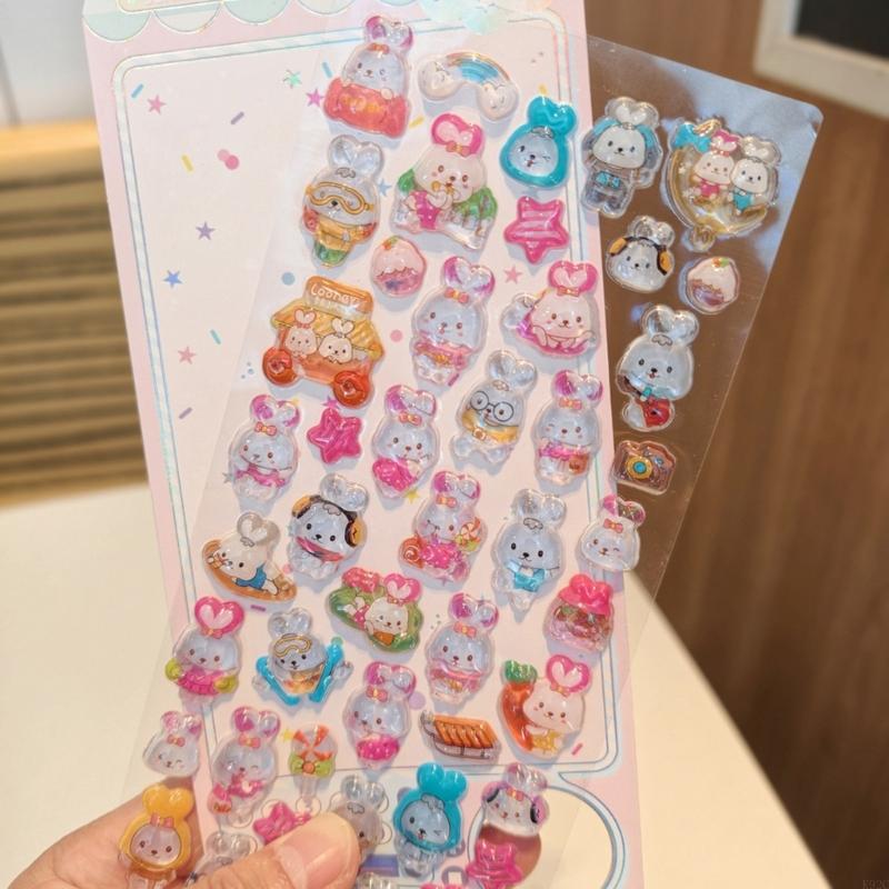 Embossed Animal Sticker Adhesi - Art Craft Notebook ulasan dan harga