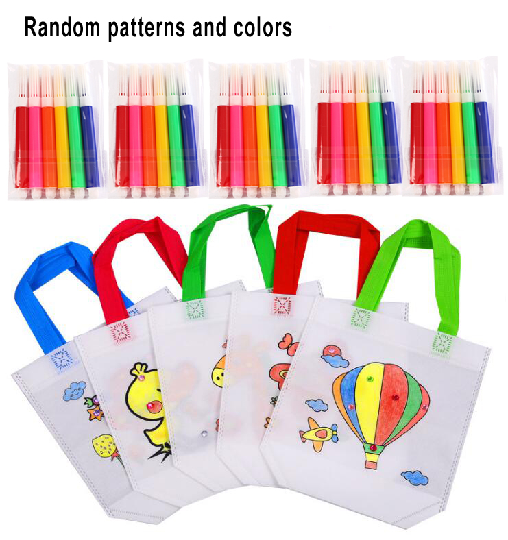 DIY Drawing Bag Graffiti Bag H - Art Craft Notebook ulasan dan harga