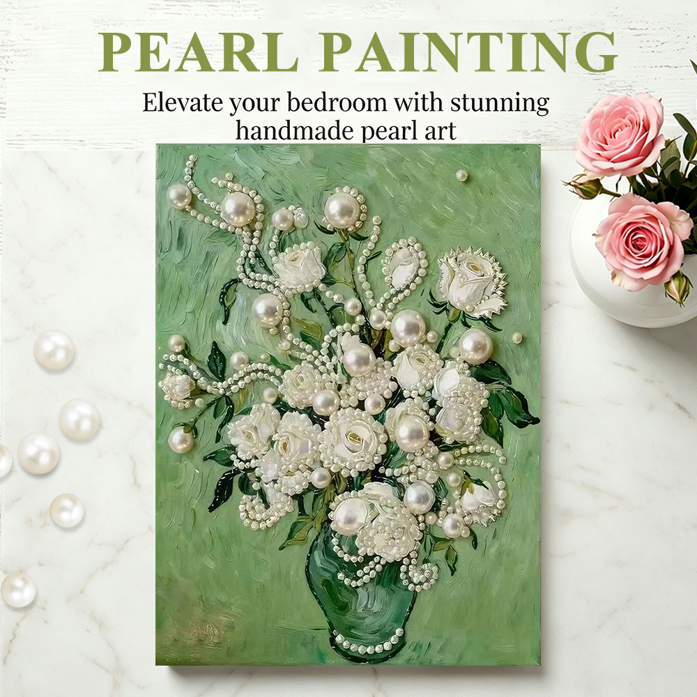 Huacan DIY Pearl Art Painting  - Art Craft Rose ulasan dan harga