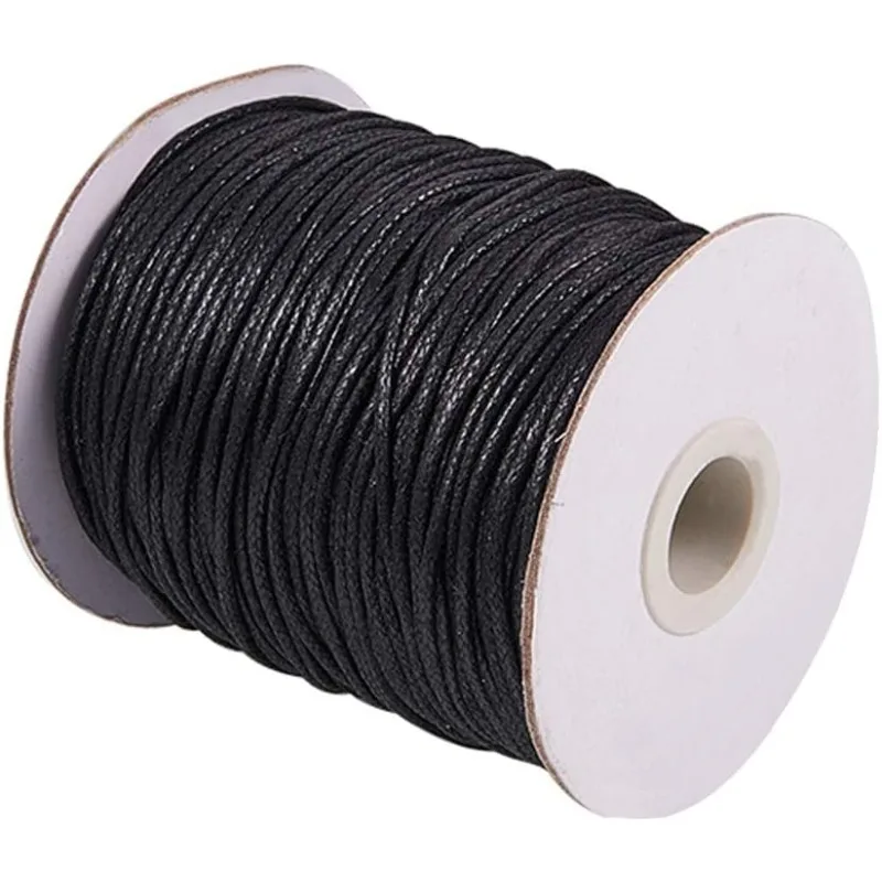 1Roll 100 Yards Waxed Cord Cot - Macrame Cord Cotton ulasan dan harga